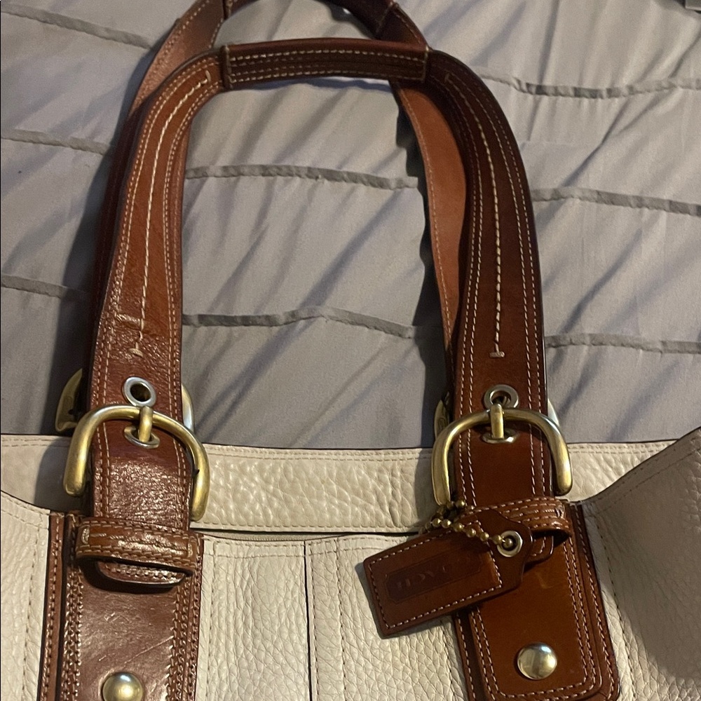 Coach Soho Alex Pebbled Leather Tote‎ Satchel A0869-11844 Preppy Y2K Casual - Picture 9 of 16